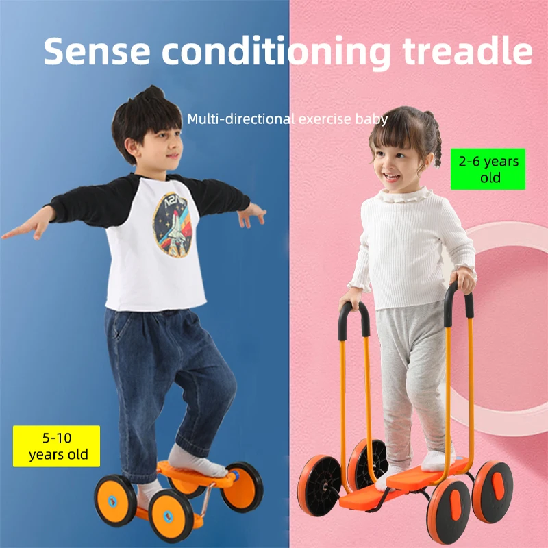 2023 New Children Sports Car Sensory Integration Training Car Equipment Household Balance Bicycle Pedaling Kindergarten