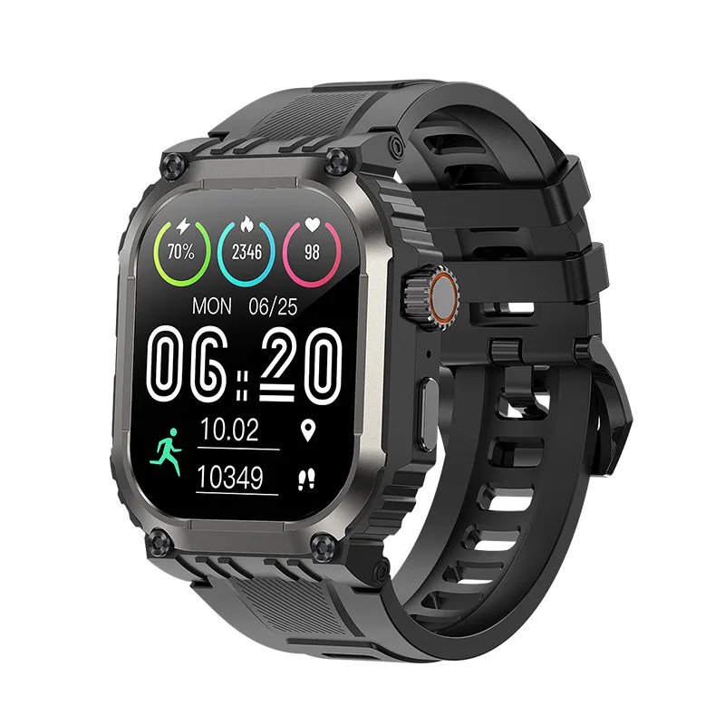 2024 Outdoor Waterproof GPS Smart Watch Men 410mAh Battery Sports HD Fitness Watches Bluetooth Call Smartwatch Long Standby