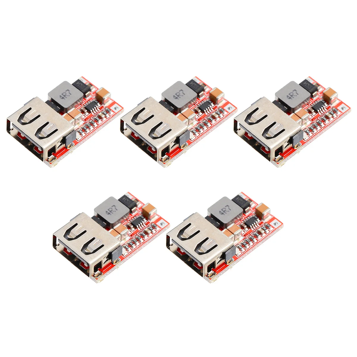 

5pcs 6-24V To 5V 3A Module Dc-Dc Down Converter Usb Charging For Car Cigarette Lighter Acc Power Supply 12V 24V Auto
