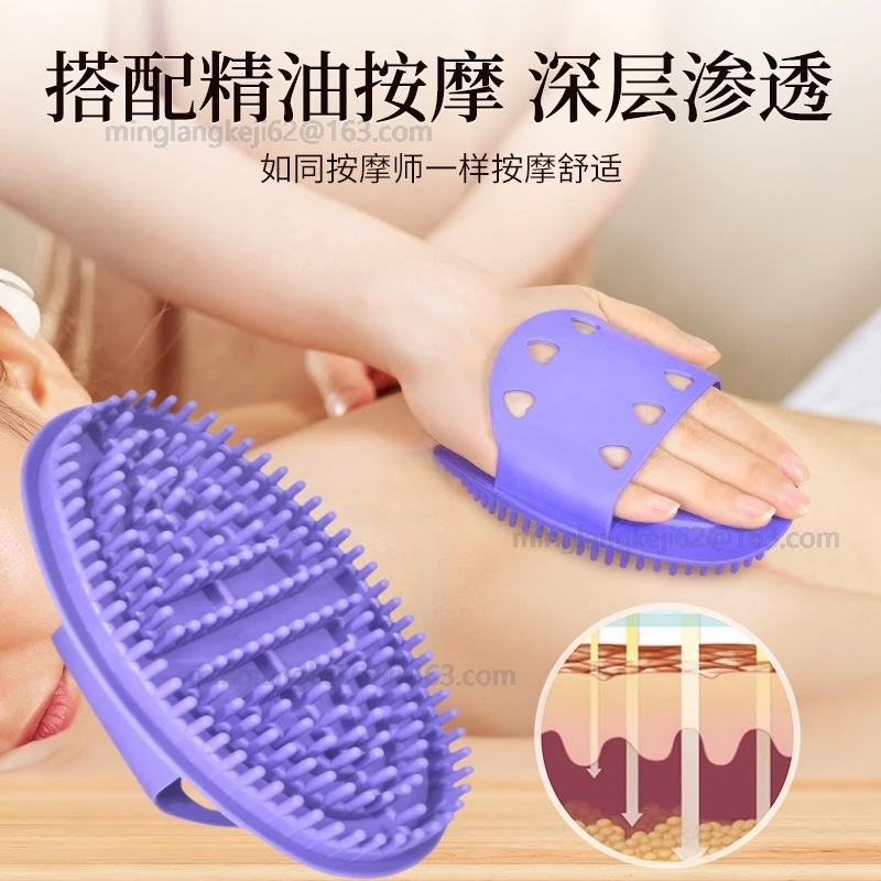 

Массажная щетка Массажер для тела Щетка Гуа Ша Скребковая доска Массажная щетка Скребок Антицеллюлитный расслабляющий скраб для похудения Массажер