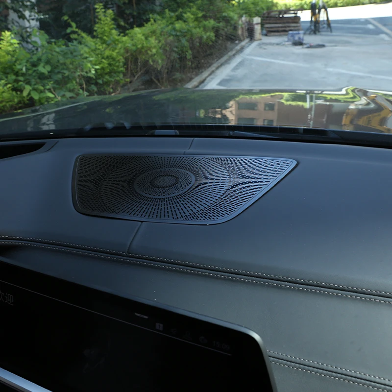 For BMW X5 X6 E70 E71 F15 G05 2008-2022 Car Styling Audio Speaker Dashboard Loudspeaker Cover Sticker Trim Interior Accessories