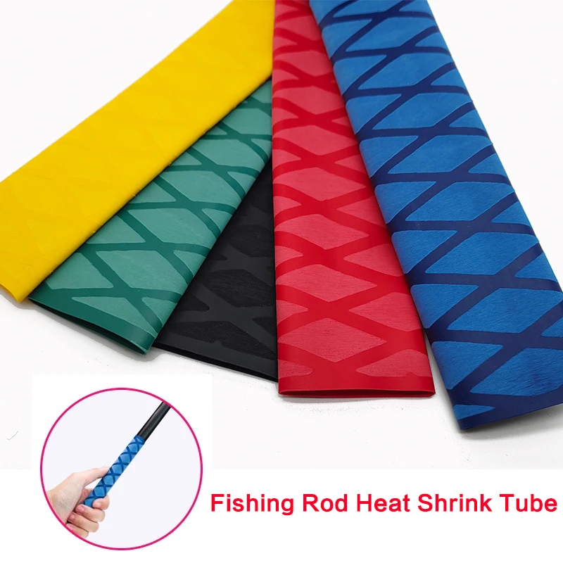 1 Meter Anti-slip Heat Shrink Tube for Fishing Rod Grip DIY Heat Shrink Wrapping Shrink Tubing  15/18/20/22/25/28/30/35/40/50mm