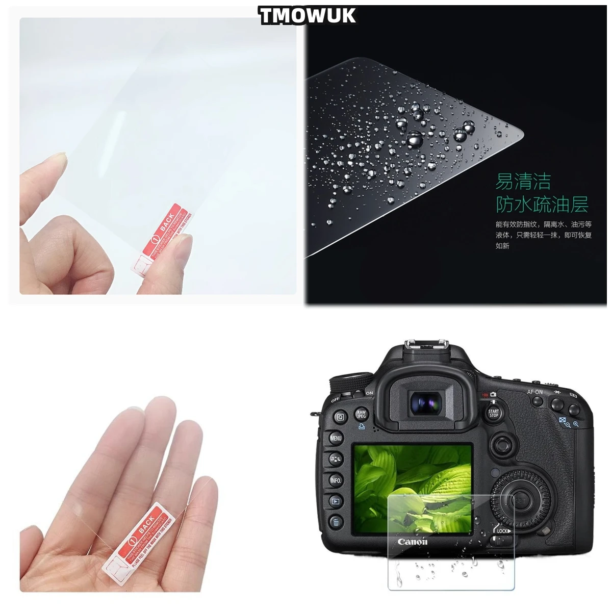 

For Canon 650D Tempered Glass LCD Film 9H Hardness HD Clear Anti-Scratch Screen Protector