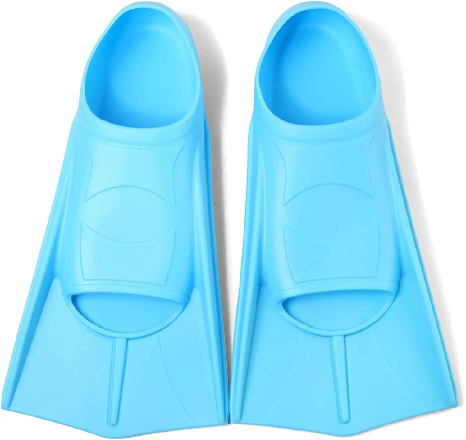 High Quality Silicone Child Short Floating Swim Fins Professional Comfortable Assisting in Learning Underwater Swimming