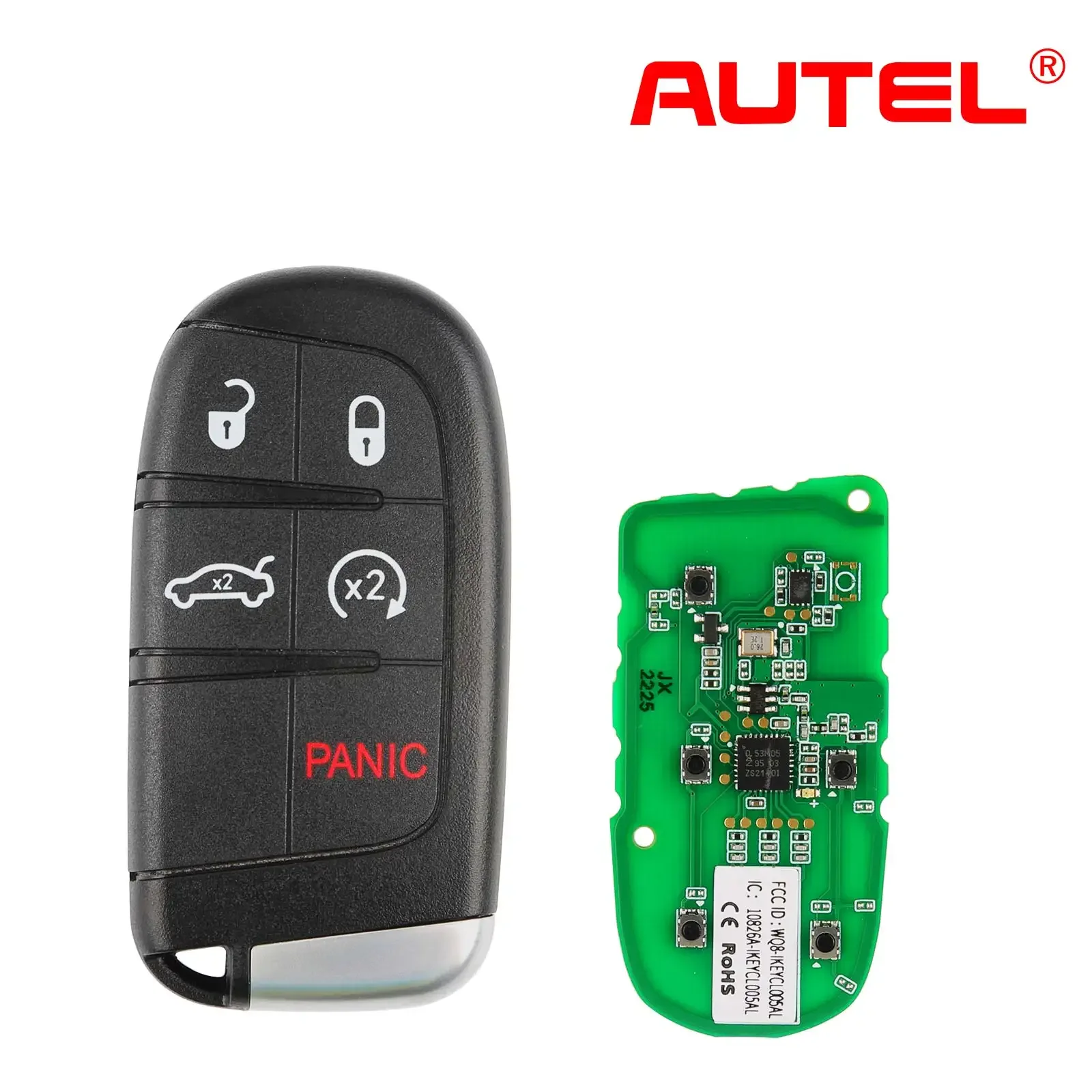 AUTEL IKEYCL005AL كرايسلر 5 أزرار مفتاح ذكي عالمي 5 قطعة/الوحدة