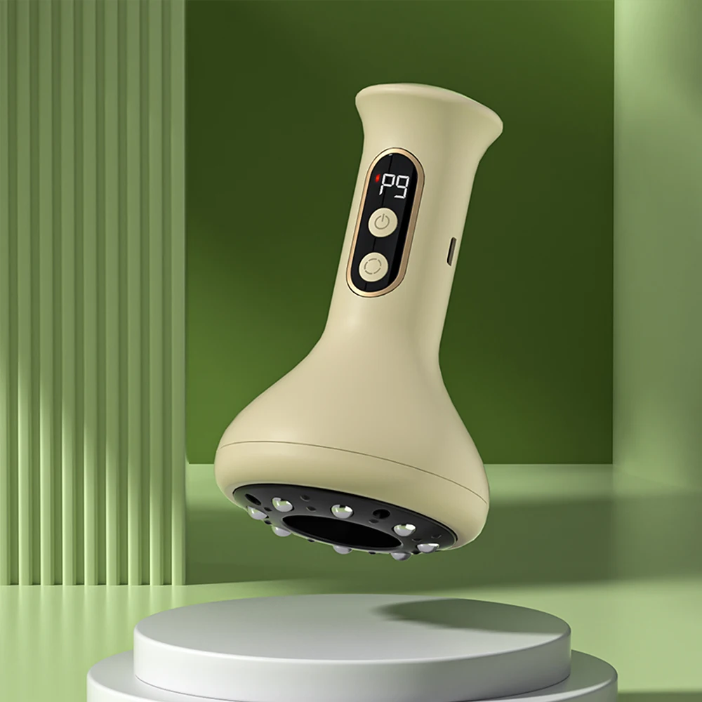 

Электрический скребковый массажер Гуа Ша с вакуумной баночкой, сжигателем жира с подогревом и антицеллюлитным массажным устройством для терапии тела