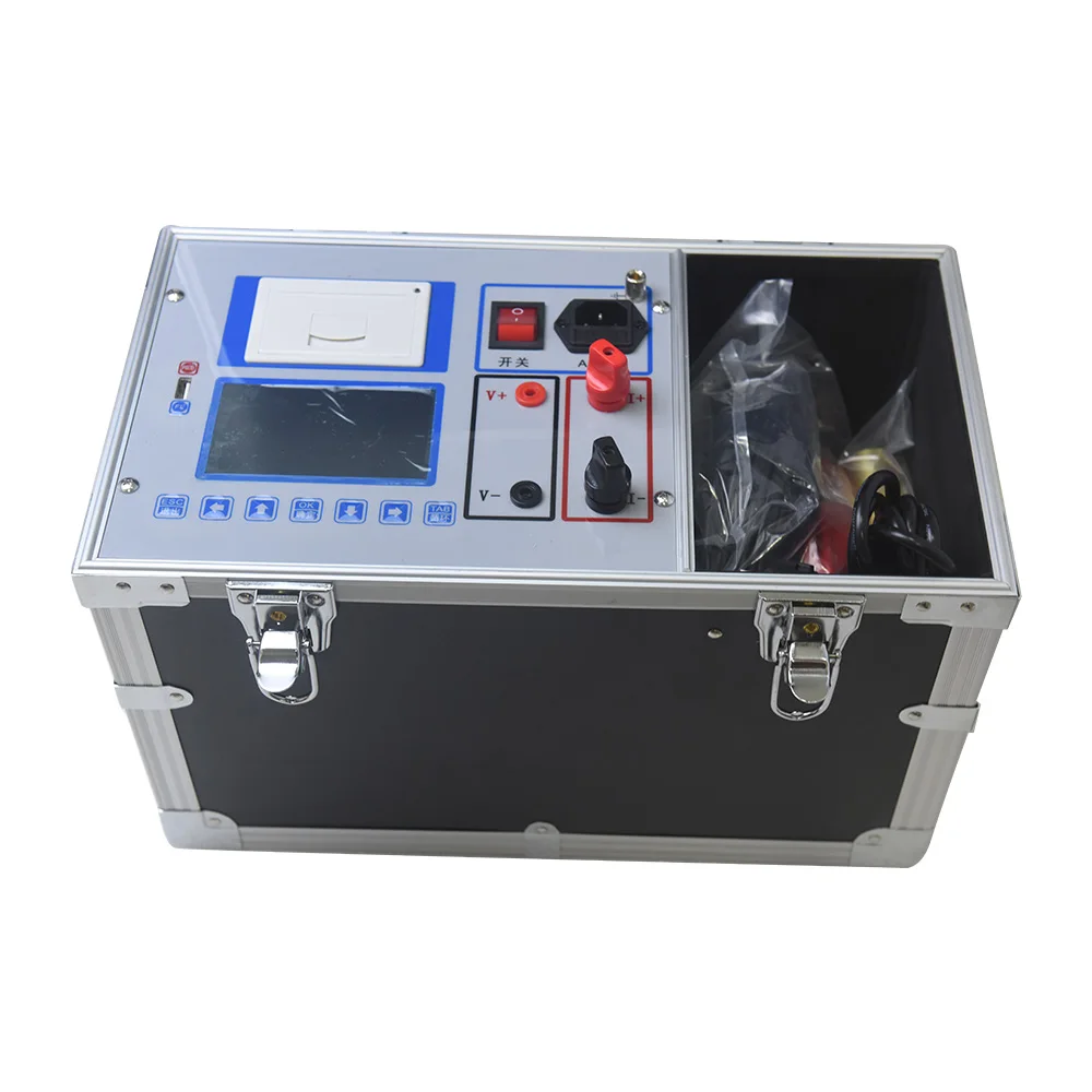 ZXY Portable LCD Display Screen 10A DC Resistance Tester Transformer Winding Resistance Meter 50Hz Multimeter Test Equipment