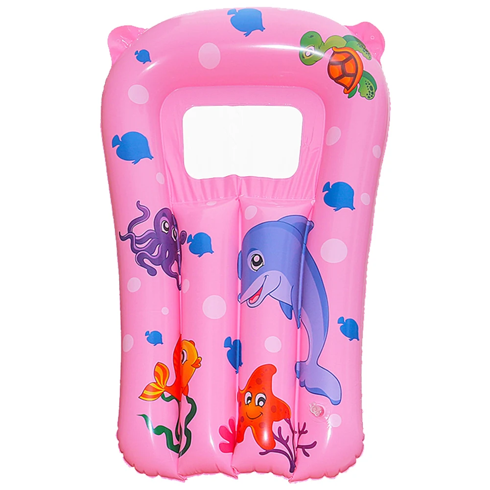 Tabla de surf flotante para niños, sillón reclinable de agua con dibujos animados, fila flotante inflable de PVC, bonita hamaca de agua a prueba de fugas para Fiesta EN LA Piscina