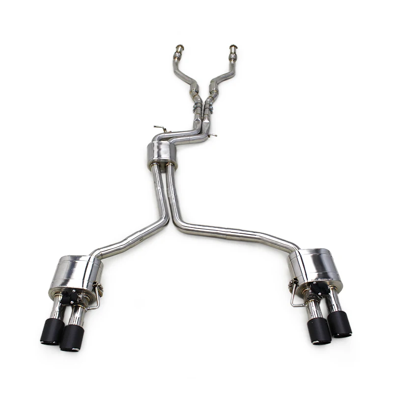 

OBM SUS304 Catback Exhaust Pipe For Audi S4/S5 B8 B8.5 3.0T 2013-2019 With Electric Valve Control Exhaust System