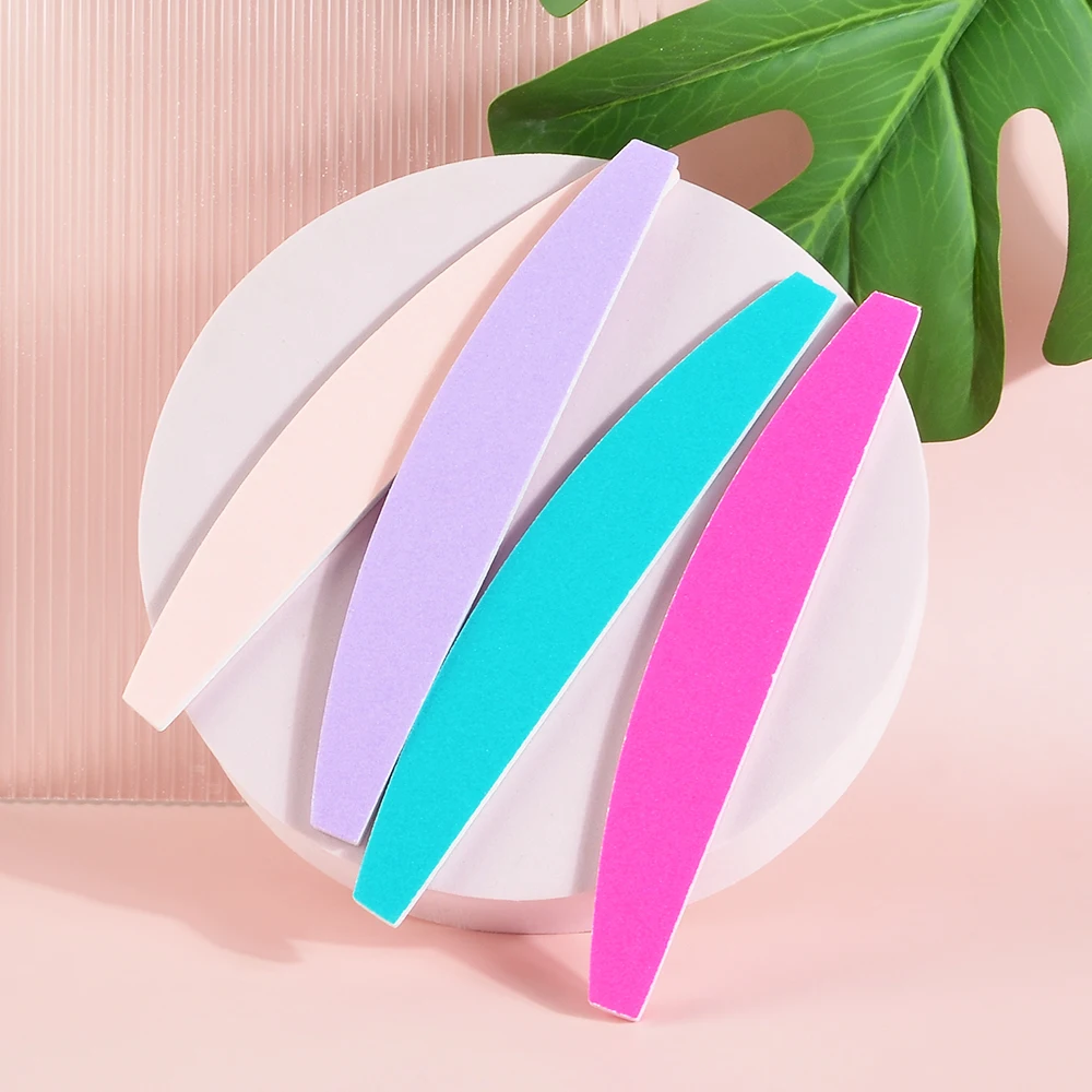 50Pcs Nail File 180 Sandpaper Sanding for Manicure Double Side of Polishing Files Junior Nail Art Care Tool Nails Accesories