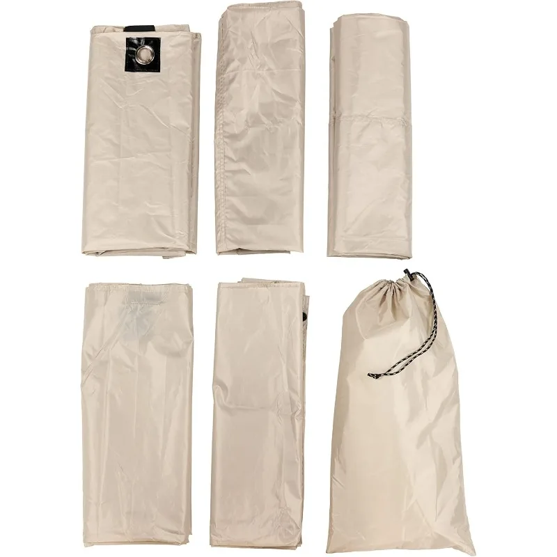 

Picnic and Camping Gazebo Tent Wind Panels, Side Walls for Privacy, Brown (2021123290)