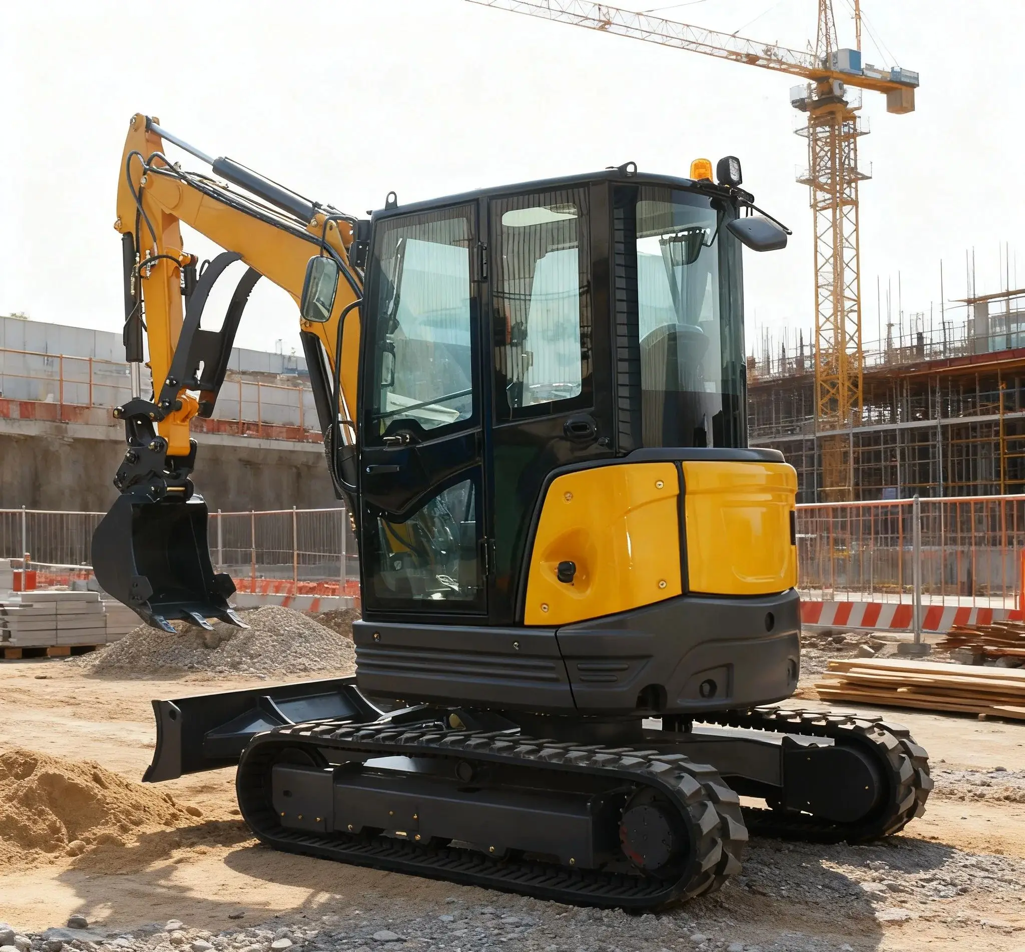 

EPA certified hydraulic mini excavator 3.5-ton small engineering excavator 3-ton