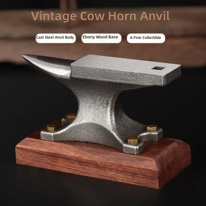 for Boutique Ebony Base Steel Anvil Household Iron Anvil Steel Rail  Cow Iron Bench Vise Fitter Anvil