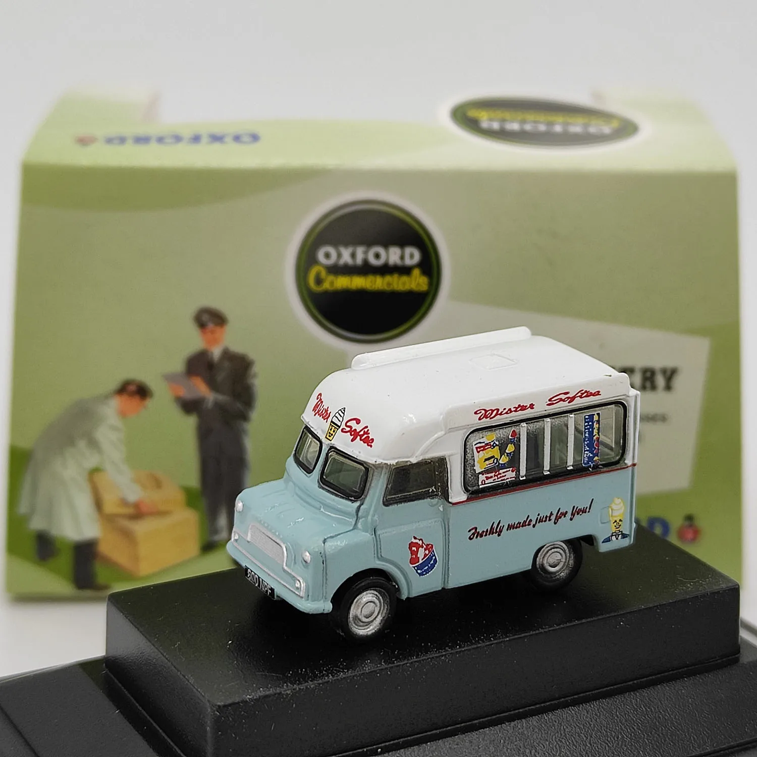 

Diecast OXFORD N Scale Ice Cream Alloy Car Model Collectible Toy Gift Souvenir Display Display Ornament