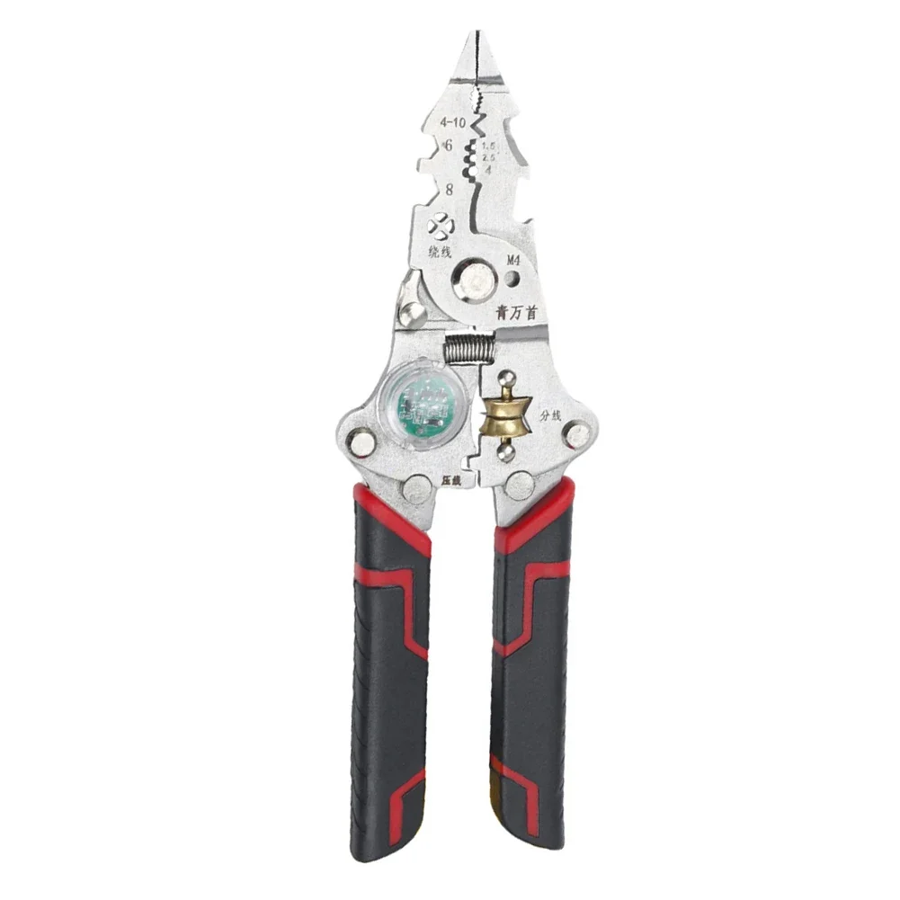 

Складной инструмент для зачистки проводов и обжимные клещи с открывателем для бутылок с разветвителем проводов и шестиугольным съемником винтов для электрика