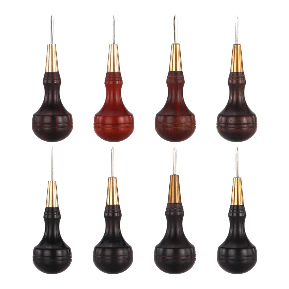 

1 шт. Кожаный пробойник-пробойник для кожи, инструмент для пробивания отверстий и шитья, ручной инструмент для вырезания и гравировки кожи, для рукоделия