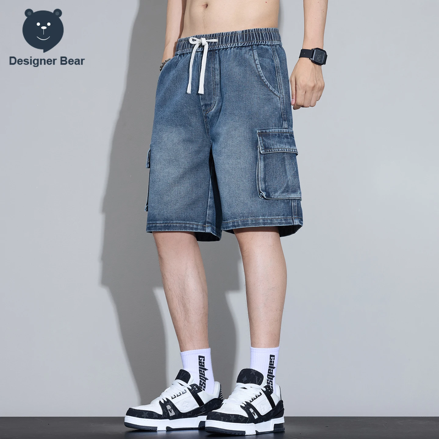 شورت جينز رجالي متعدد الجيوب ل - مراجعة Men'S Fashion Jeans وسعره