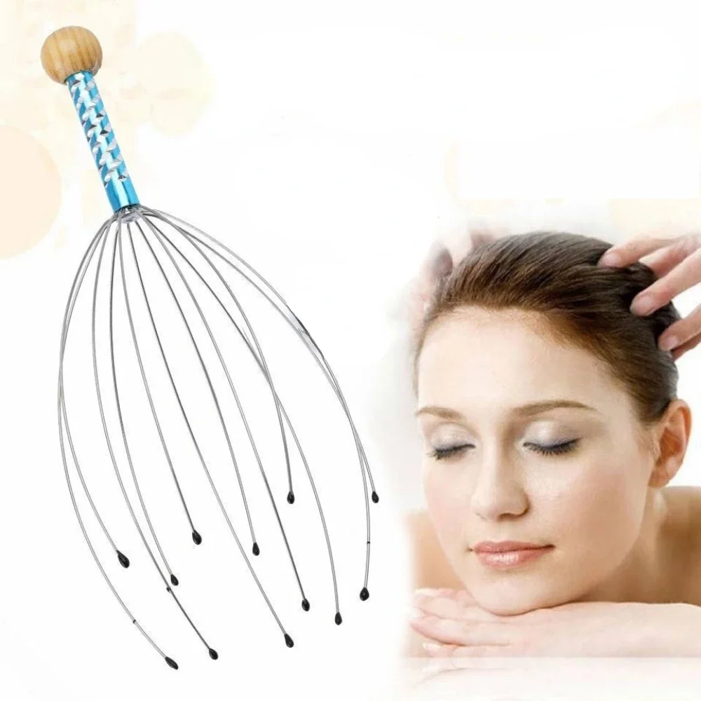 

Octopus Head Massager Soul Extractor Head Relax Brain Massage Dredge Channels and Collaterals Claw Scalp Scratcher Itch Reliever