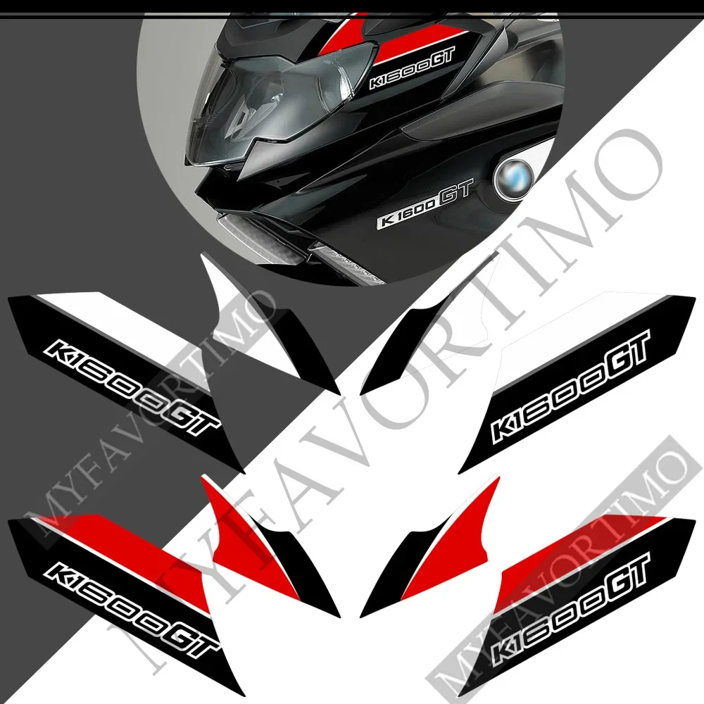 Untuk BMW K1600GT K1600 K 1600 GT Tank Pad pelindung stiker motor Fairing Fender Logo casing pannier bagasi bagasi