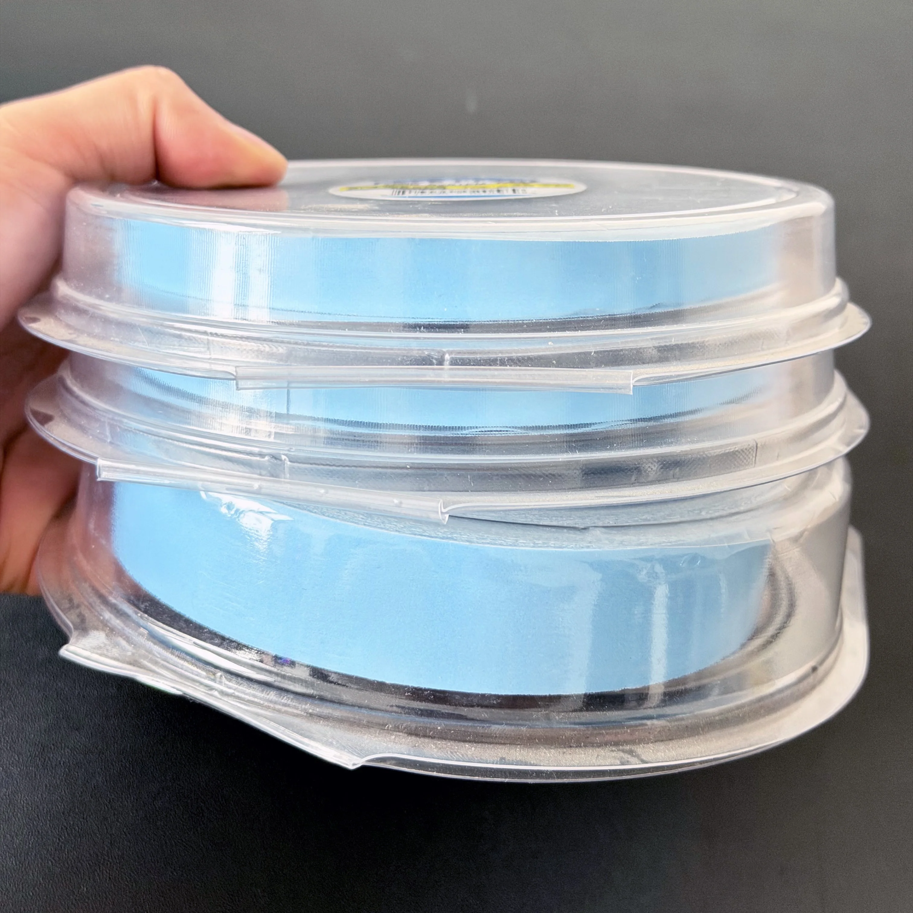 3 YARDS/12YARDS/36YARDS Blue Lace Front Wig Tape with Case, 0.8/1.27/2.54cm  Double Sided Adhesive Tape for Hair System Toupee