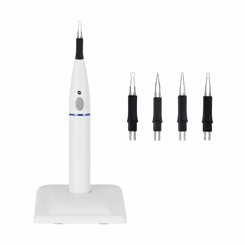 

Wireless Dental Gutta Percha Heater - 4-Tip Endodontic Heating System with Integrated Gum Cutter for Root Canal Obturation