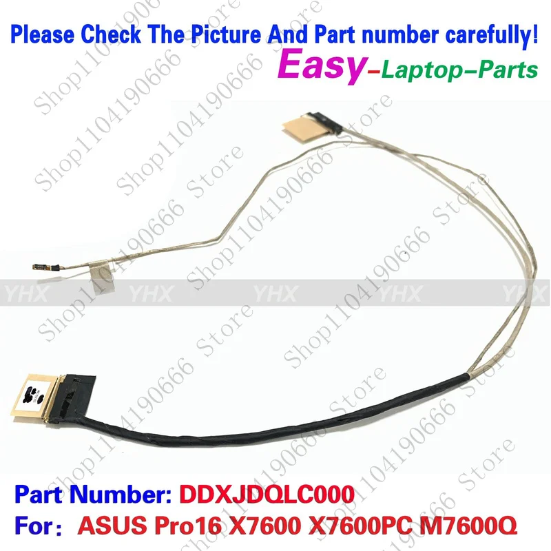Новый кабель Bd для ASUS Pro16 X7600 X7600PC M7600Q EDP DDXJDQLC000.