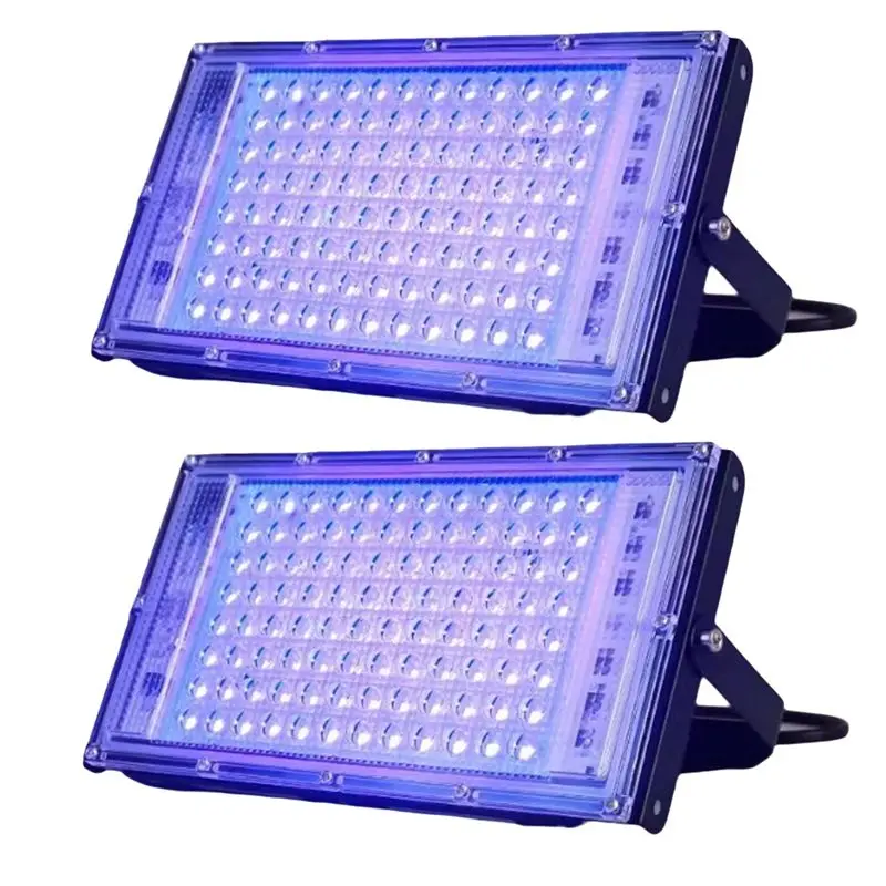 

A20F-2 Pcs UVA Black Light 220V-240V Black Lights IP65 Waterproof Black Light For Black Light Stage Lighting Body Paint
