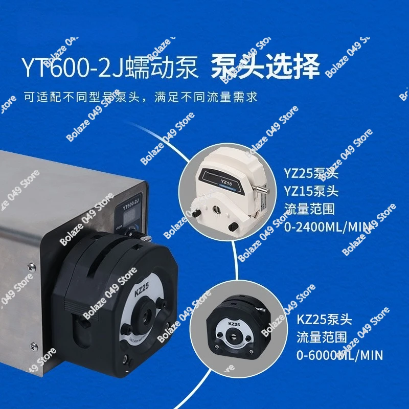 YT600 Peristaltic Pump Laboratory Special Industrial Grade Speed Regulating Hose Large Flow High Precision Acid and Alkali