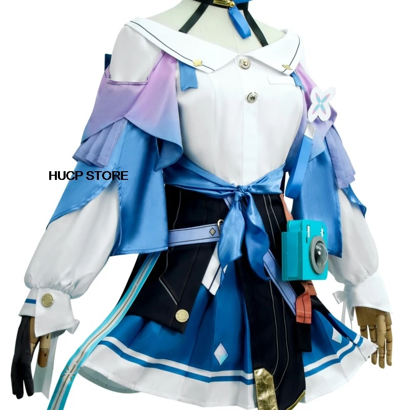 Honkai Star Rail marzo 7th Cosplay Costume Anime Game Outfit Cosplay 2D personaggio blu Ocean Hot Search Halloween Party