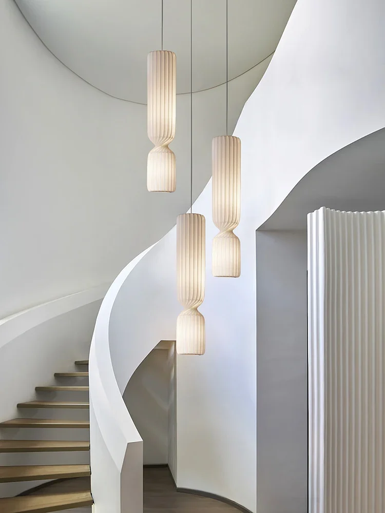 

Nordic Fabric Ceiling Hanging Lamps Living Room Chandelier Home decoration Bedroom LED Pendant Lights Bedside Light Floor Lamp