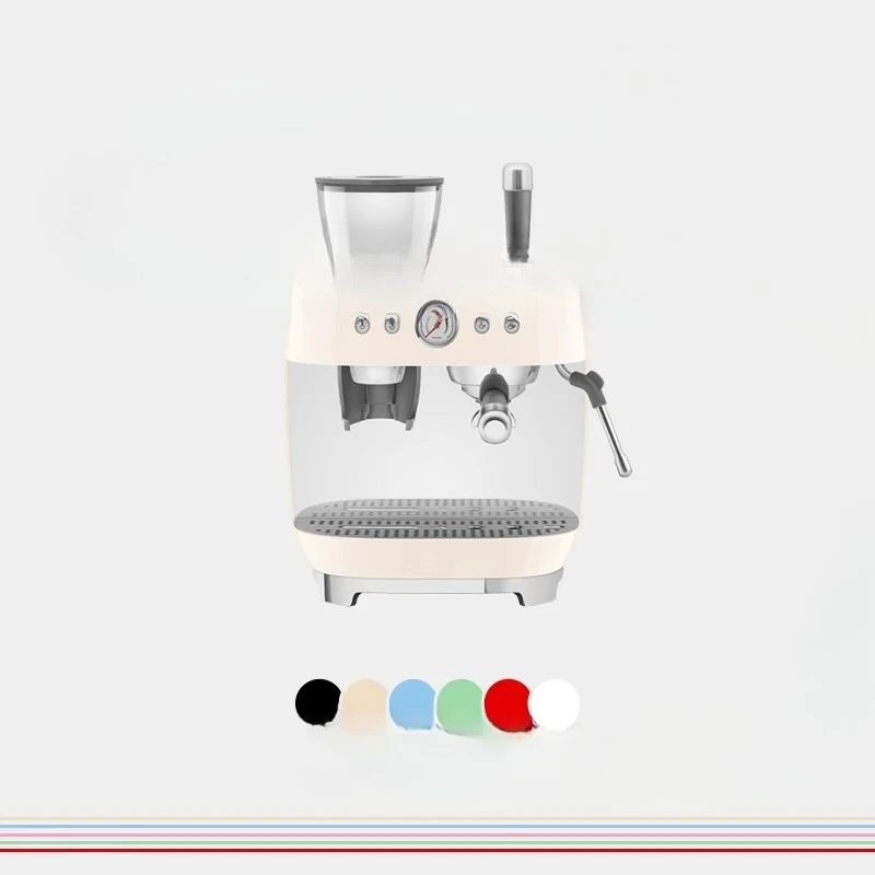 Coffee machine, integrated grinding, household professional grade Italian semi-automatic steam milk foam