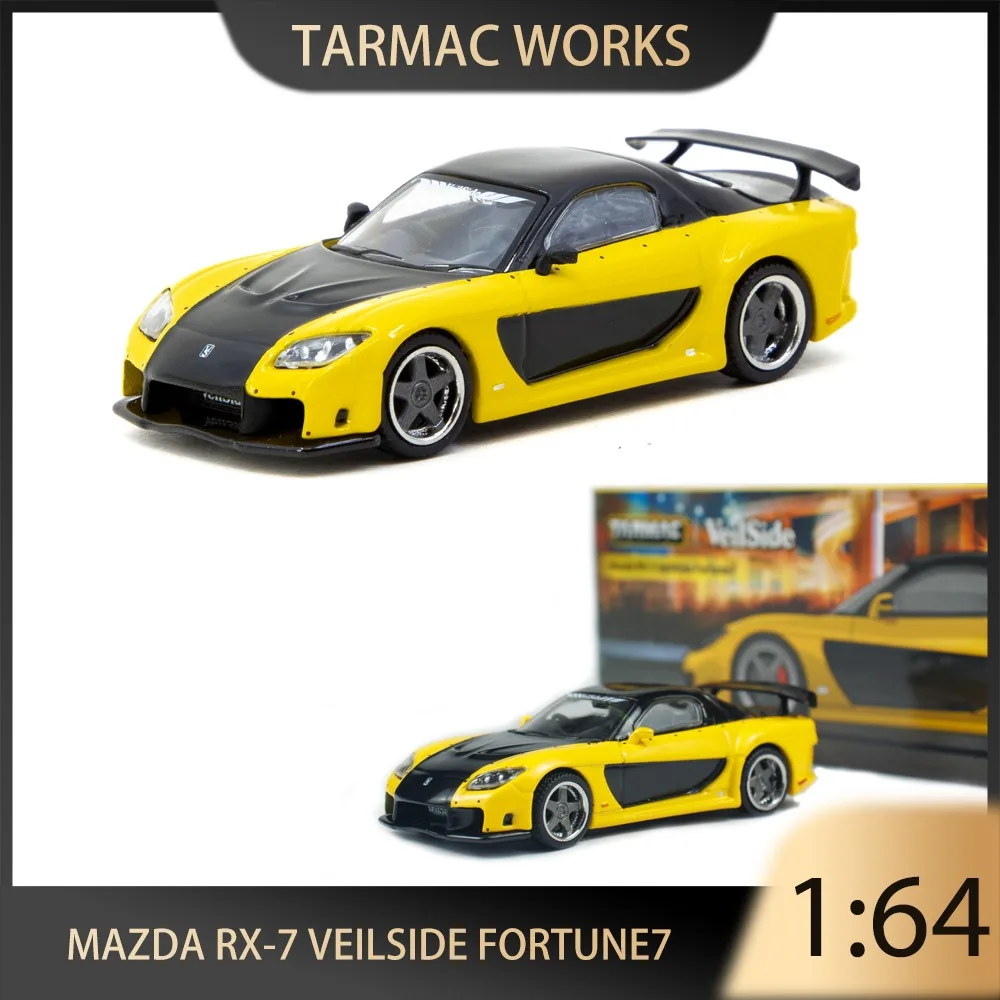 

Tarmac Works TW 1:64 Mazda RX-7 VeilSide Fortune7 Alloy Premium Diecast Vehicle Model Toys Collectible Display Piece