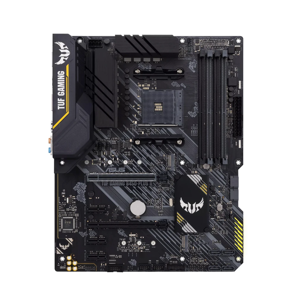 Imagem -05 - Placa-mãe do Jogo do Asus-b450 Tuf B450-plus ii Apoia Ryzen 1700 3700x Ryzen 2600x3500x3600 5500 5600 5600g 4600g