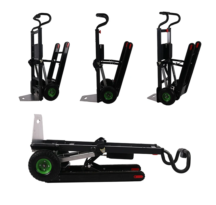 EMSS 200kg Load High Quality Collapsible Two Wheels Power Stair Climb Hand Trolley/ Stair Climber