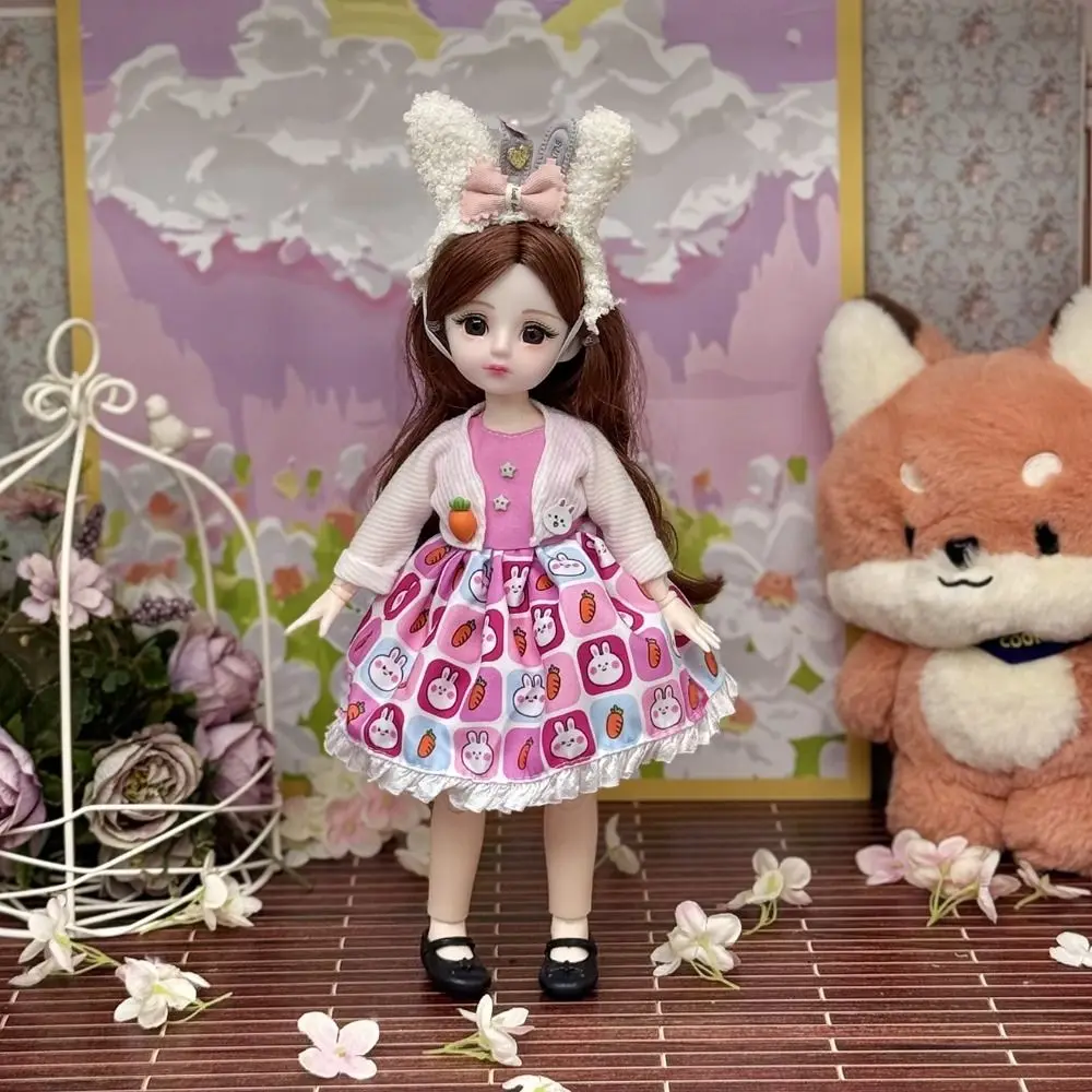 1/6 SD 30 cm Bjd Pop met Kleding Aantrekkelijke Ogen met Pruik Make Up Prinses Dress Up BJD Poppen Ball Jointed Elegant