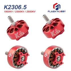 Flashobbystyczny król K2306.5,2306 2550KV 2-4S/2300KV 2-4S/ 1900KV 3-6S bezszczotkowy silnik do dronów RC FPV Freestyle części do majsterkowania