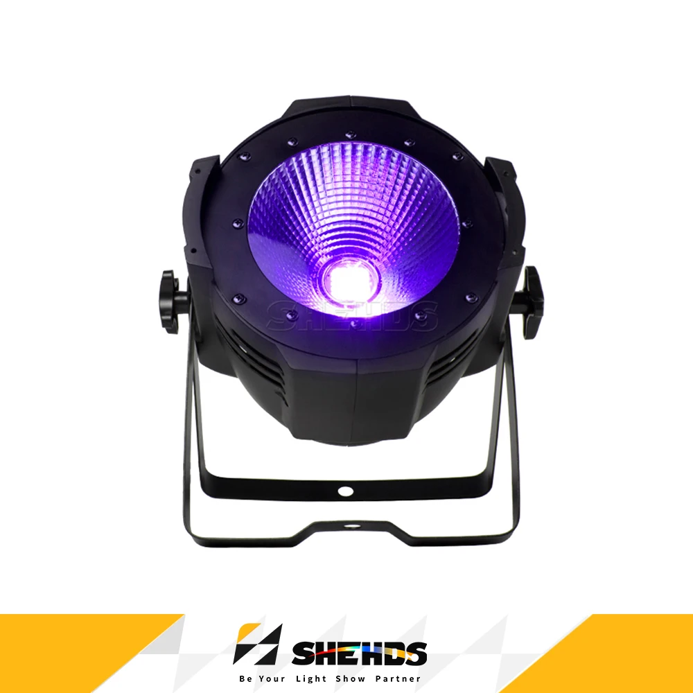 SHEHDS 200W LED Par RGBWA UV Audience Light 6in1 COB Blinder For DJ Disco Wedding Party Stage Light Effect Professional DMX 512