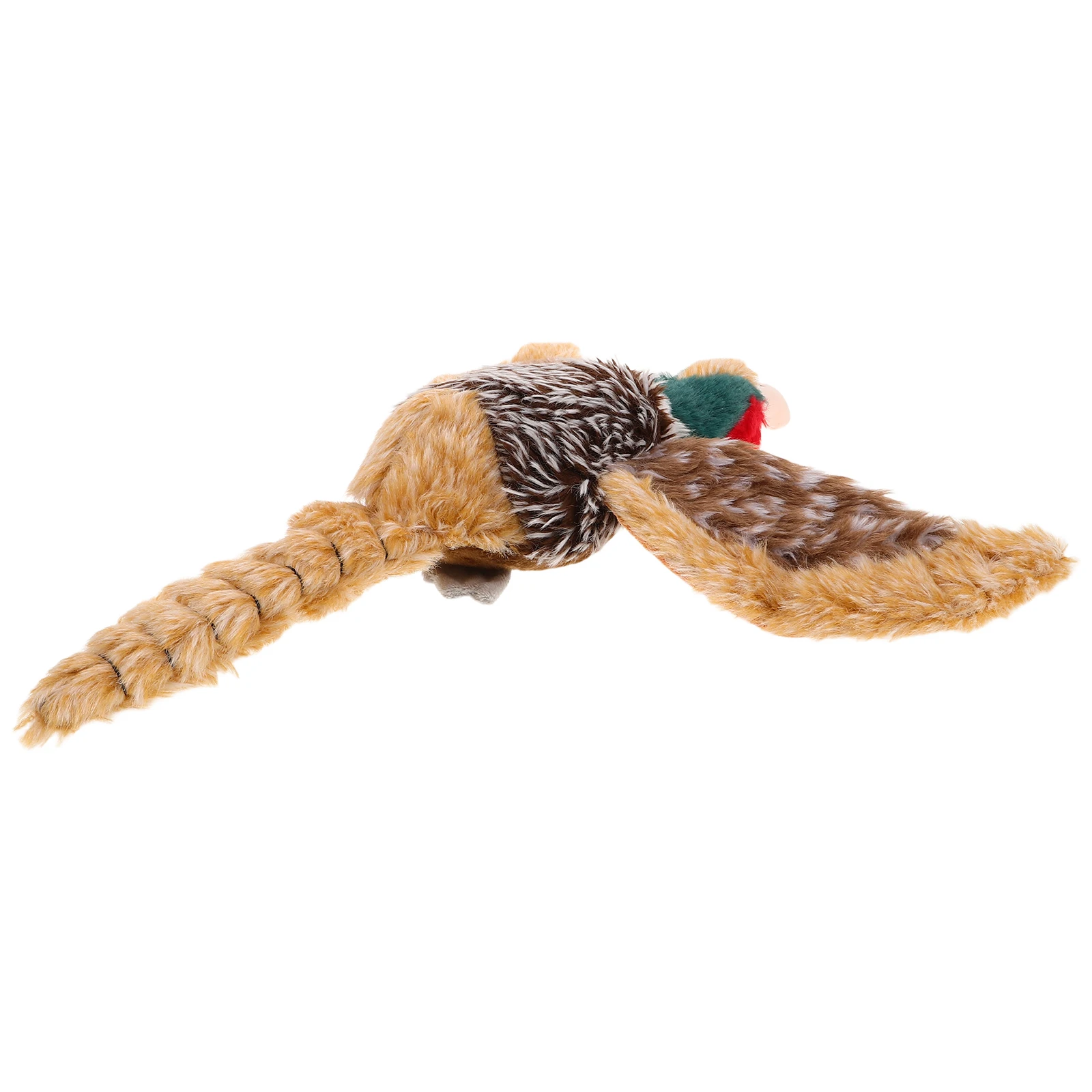 

Realistic Pheasant Dog Squeaky Interactive Chew Resistant Durable Stuffed Bird Pet Supplies Crinkle Play Puzzle Companion