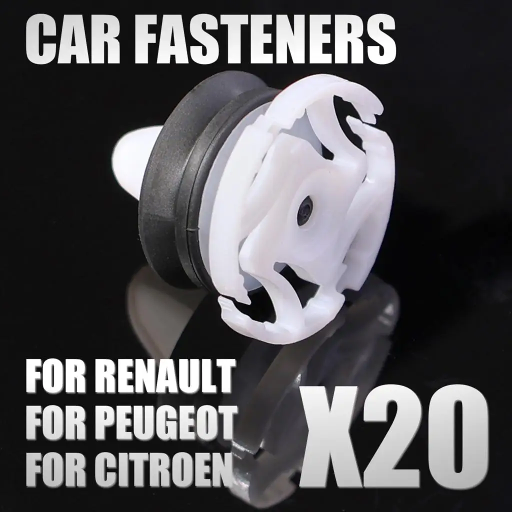 Car Door Interior Door Card Trim Clips Padding Mounting Fastener Retainers Clips For Peugeot Citroen Renault OE# 9345ZN 1007928