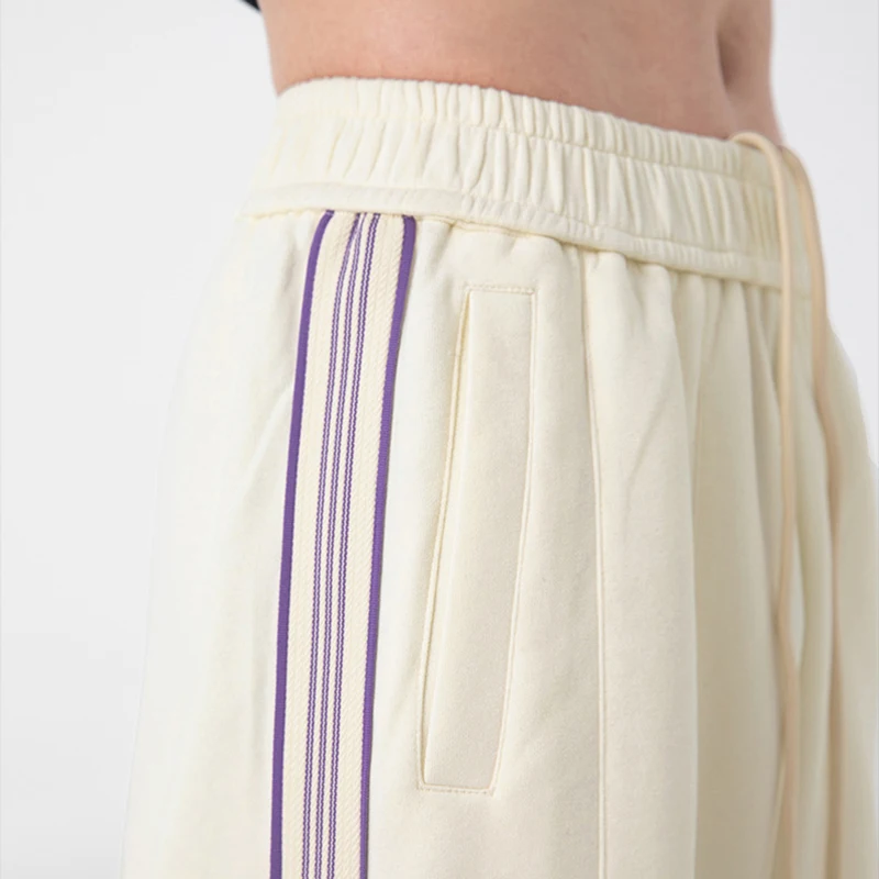 TFETTERS Herbst Winter männer Casual Hosen 2025, Neue Mode Nähen Design Jogginghose Männer Elastische Taille Lose Fitness Hosen