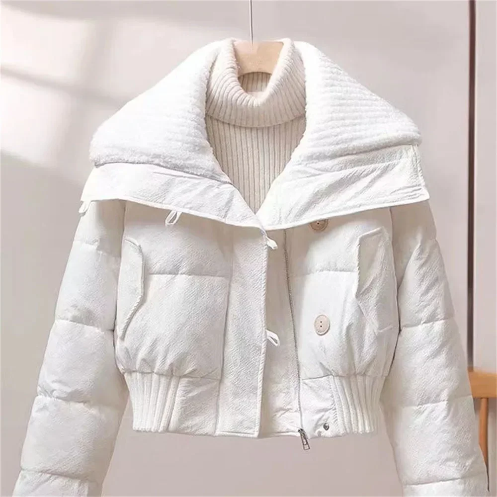 

Fashion Coats Winter Jacket Women Short Parka New Female Coat Office Warm Down Jacket Casual Coat Women Pink Tops JJ374