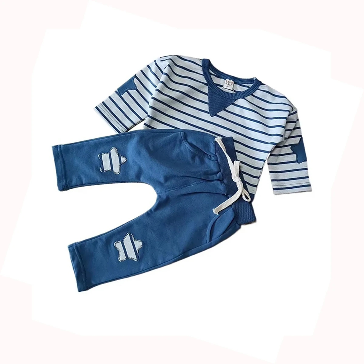 

baby boy clothes Cute Striped T-Shirt and Pants two piece sets conjuntos para niños 1-3 years spring autumn kids clothing set