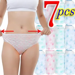 Sterile Non-woven Women Panties Girls Disposable Printed Underwear Female Sterilized Underpants Cotton Brief Disinfected Pants