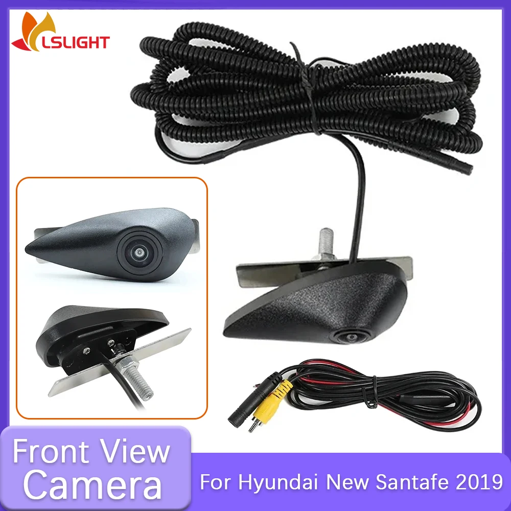 For Hyundai New Santafe 2019 General Car Front View AHD Camera 1080P Night Vision Wide Angle 150° Fisheye Lens Parking Monitor