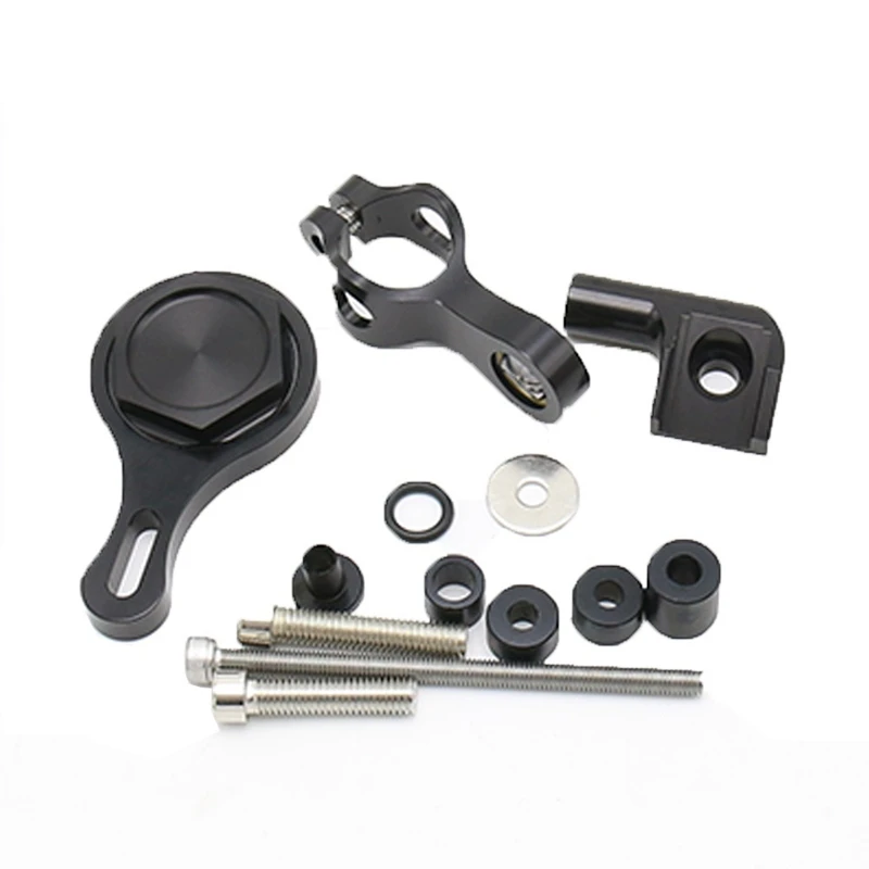 Motorcycle Damper Bracket Mounting Kit For YAMAHA YZF R6 R1 2006 2007 2008 2009 2010 2011 2012 2013 2014 2015 (Black)