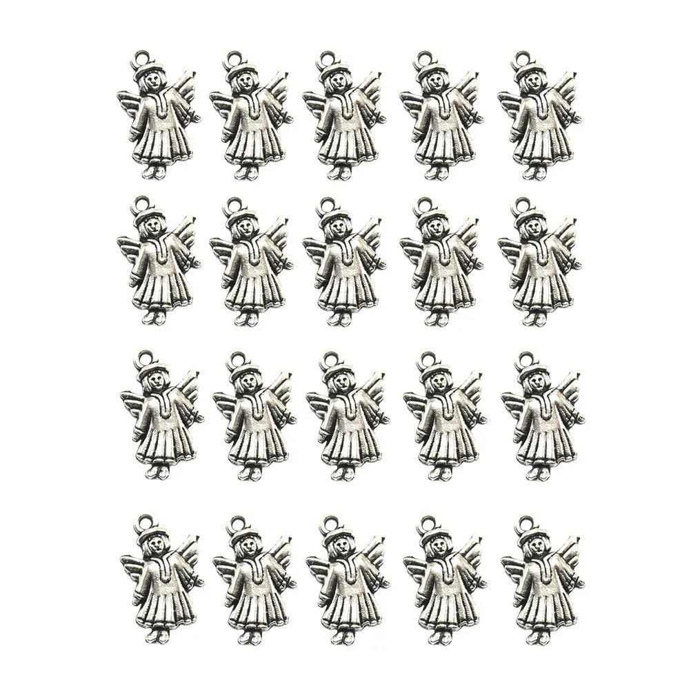 

50Pcs Angel Wing Charms Retro Alloy Pendants DIY Jewelry Making Accessories Necklace Bracelet Key Chain Earrings Supply