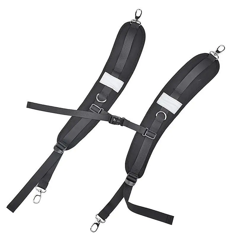 Verstellbare Rucksack-Schultergurte mit reflektierenden Streifen und rutschfester Brustschnalle für Wandern, Pendeln, Schule und Outdoor-Aktivitäten – Detail 7