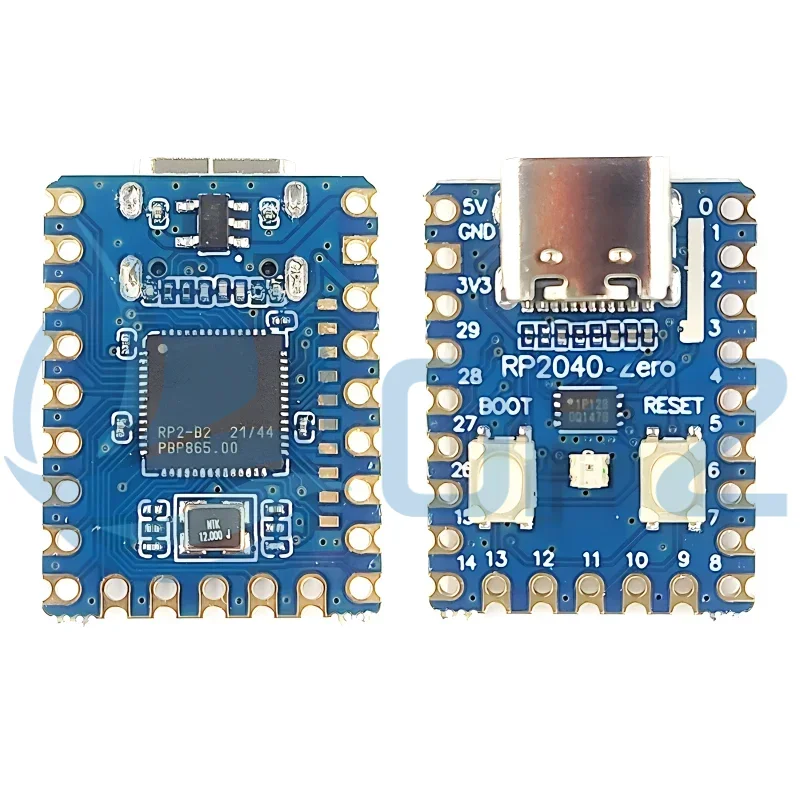 10 sztuk RP2040-Zero RP2040 dla mikrokontrolera Raspberry Pi PICO moduล pลytki rozwojowej dwurdzeniowy procesor Cortex M0 + 2MB Flash