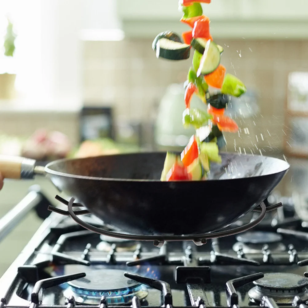 

4Pcs Anti-Slip Gas Stove Bracket Iron Kitchen Tool Milk Pot Support Racks High Temperature Resistant Stable Non-Slip