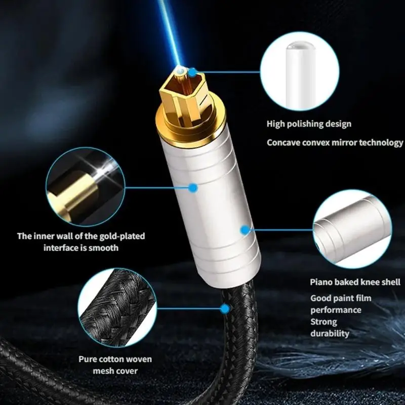 Digital Sound Cable With Braided Nylons Cover And AntiInterference Design For Studio Equipment K1KF